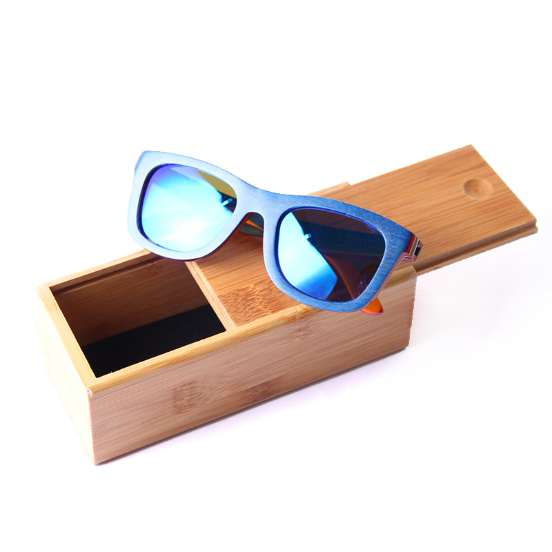 Factory directly bamboo sunglasses box glasses with high quality