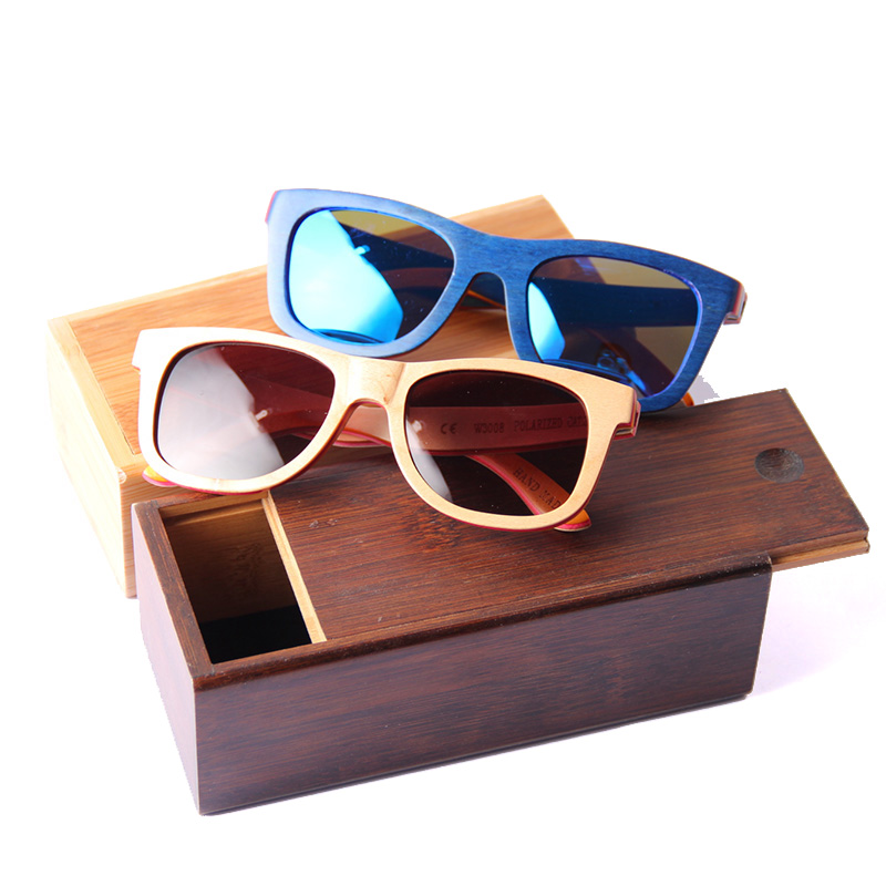 Factory directly bamboo sunglasses box glasses with high quality