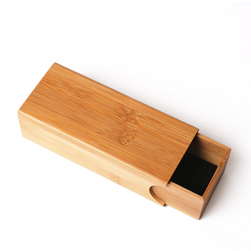 2019 new design bamboo sunglasses box glasses case with wholesale price