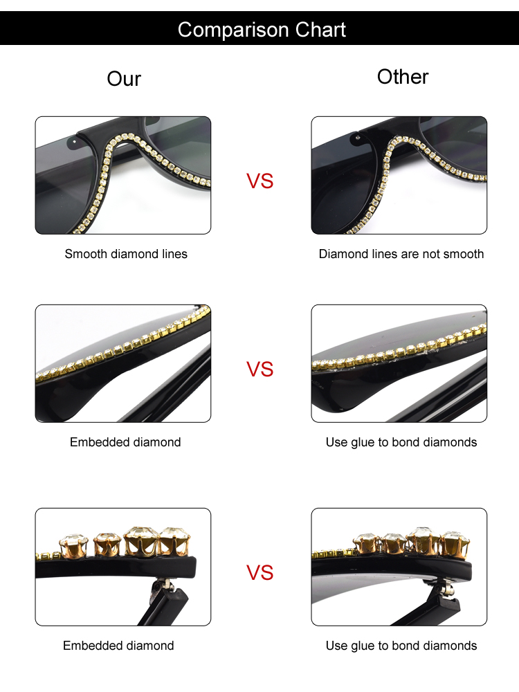 2020 diamond fashion sunglasses