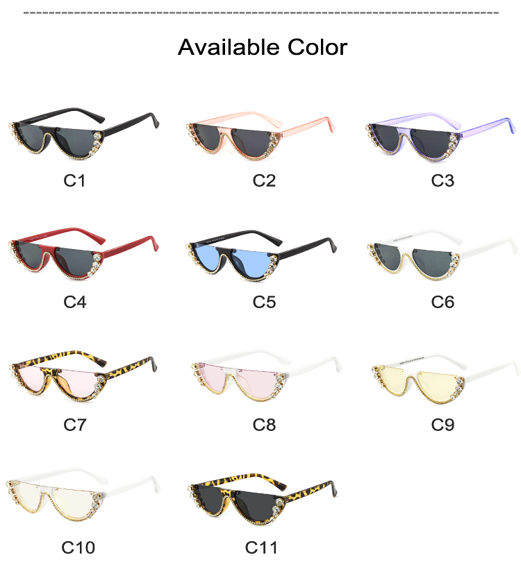 2020 diamond fashion sunglasses