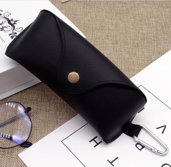 2046 case 2021 fashion leather glasses case Korean version of new hook sunglasses box pressure resistant portable case