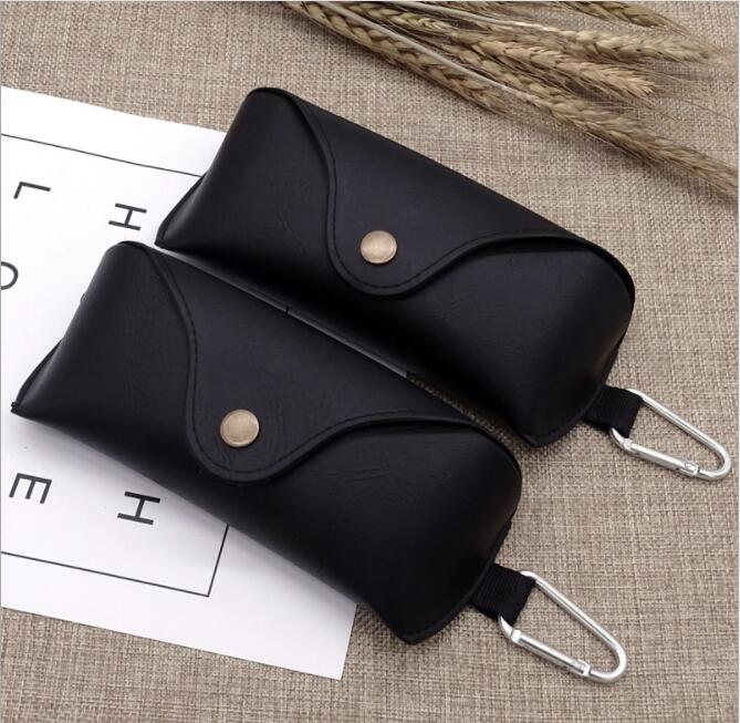 2046 case 2021 fashion leather glasses case Korean version of new hook sunglasses box pressure resistant portable case