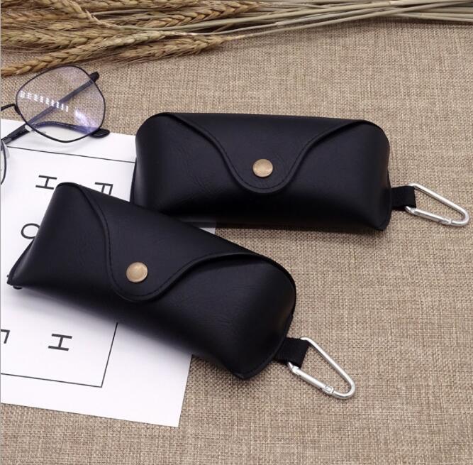 2046 case 2021 fashion leather glasses case Korean version of new hook sunglasses box pressure resistant portable case