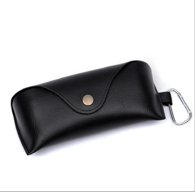 2046 case 2021 fashion leather glasses case Korean version of new hook sunglasses box pressure resistant portable case