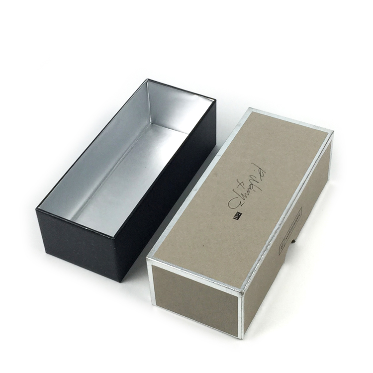 01053 paper box Whosale Custom logo black cardboard eyewear spectacle packaging box
