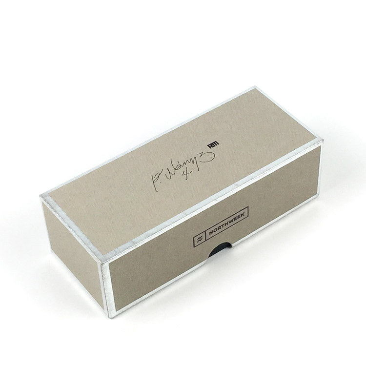 01053 paper box Whosale Custom logo black cardboard eyewear spectacle packaging box