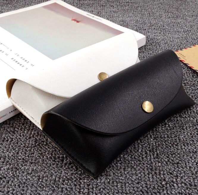 006 case 2021 new leather glasses case for men and women snap buckle glasses case fashion sunglasses case