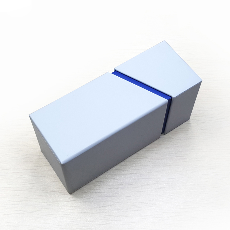 02011 paper box Top quality fancy custom paper light blue luxury bracelet ring gift box paper packaging boxes