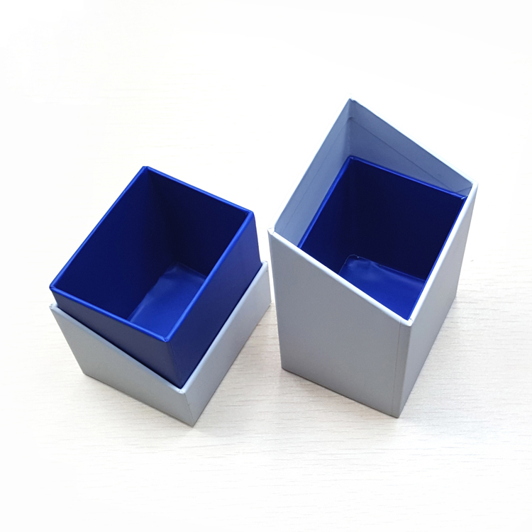 02011 paper box Top quality fancy custom paper light blue luxury bracelet ring gift box paper packaging boxes