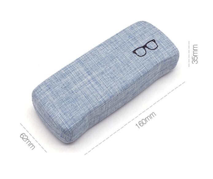 00001 case 2021 recyclable green eyewear case linen tin box myopia glasses box