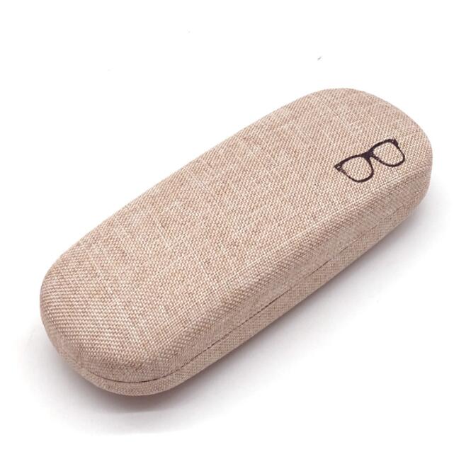 1986 case 2021 recyclable linen tin box myopia glasses case with customize logo