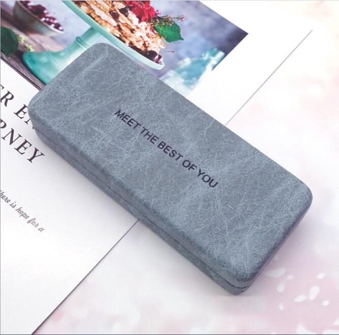 5412 case 2021 square fold iron box fashion big frame glasses case ladies sunglasses glasses case