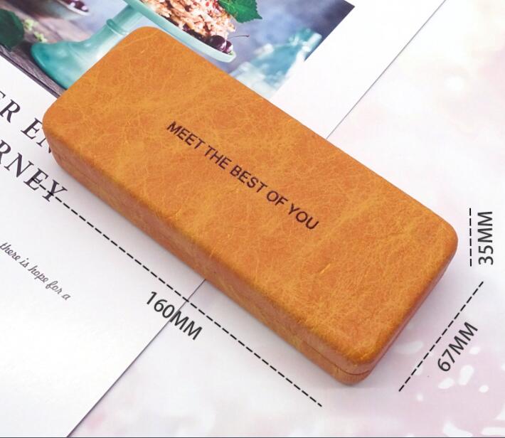 5412 case 2021 square fold iron box fashion big frame glasses case ladies sunglasses glasses case