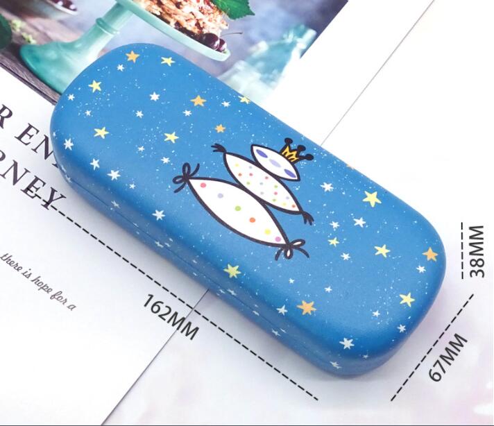 2403 case 2021 new cartoon star children glasses case fashion big frame student glasses storage box sunglasses case