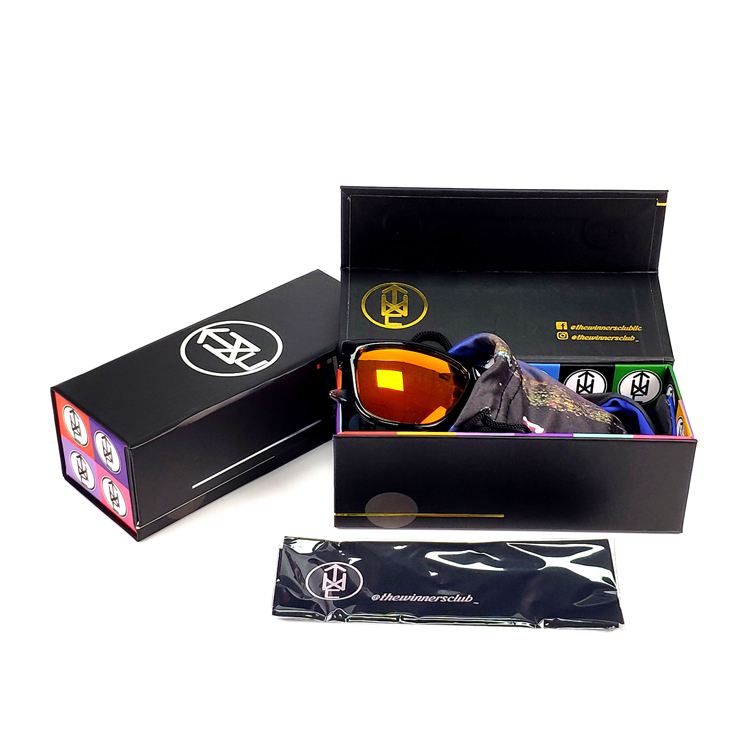 03034 paper box New Design Recycled magnetic Luxury sunglasses paper box printing