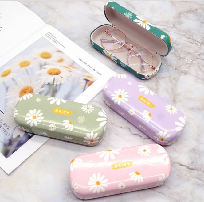 521 case 2021 colorful myopia case metal box iron glasses frame box with cheaper price