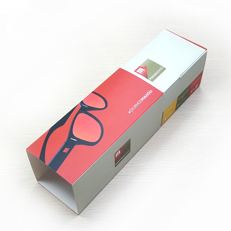 04008 paper box 2021 Luxury custom gift glasses packaging box custom sunglasses package eyewear folding display box