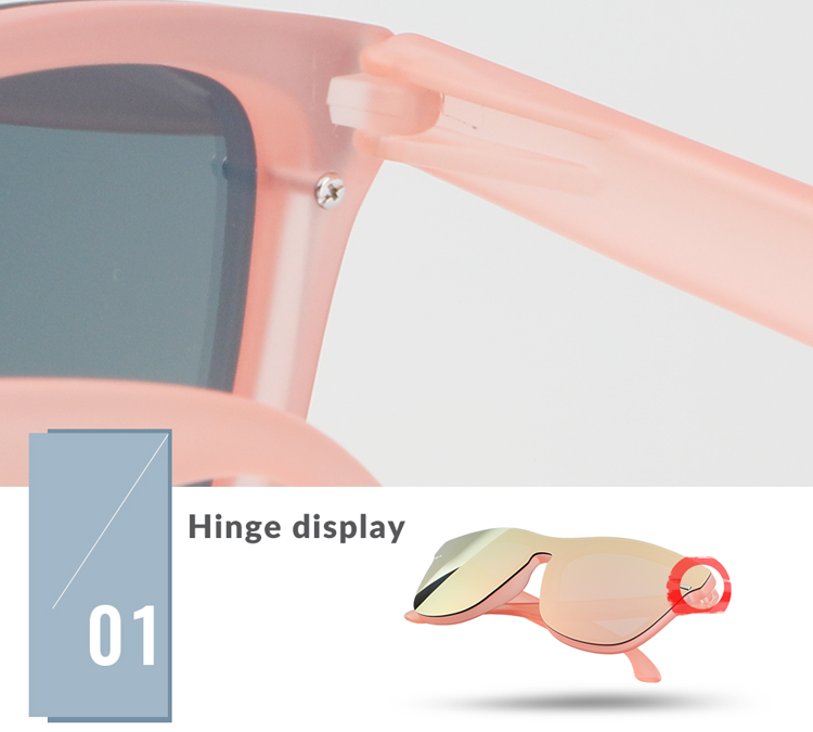 ZH-933 2021 new high-quality color focus sunglasses with pink lenses