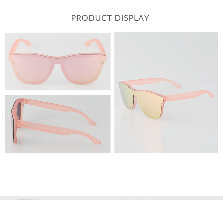 ZH-933 2021 new high-quality color focus sunglasses with pink lenses