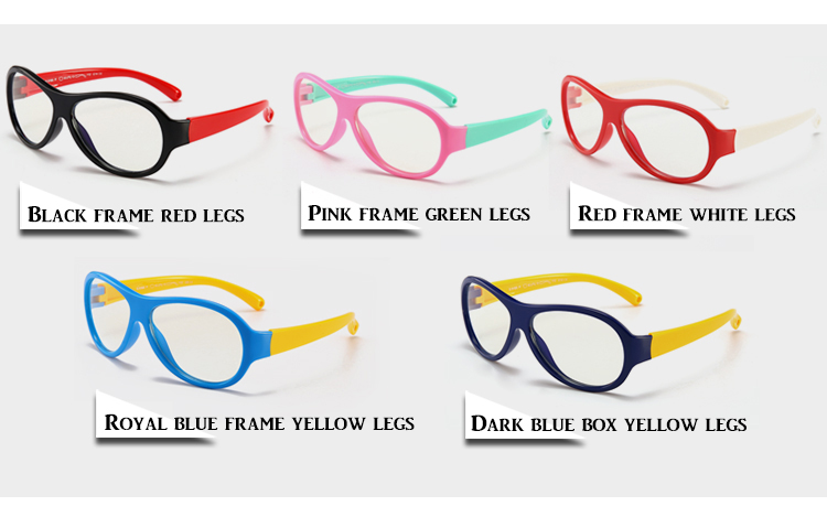 (RTS) F8188 blue light blocking eyewear 2021 Hot sale popular frame children blue light blocking eyeglasses blu ray glasses with factory price