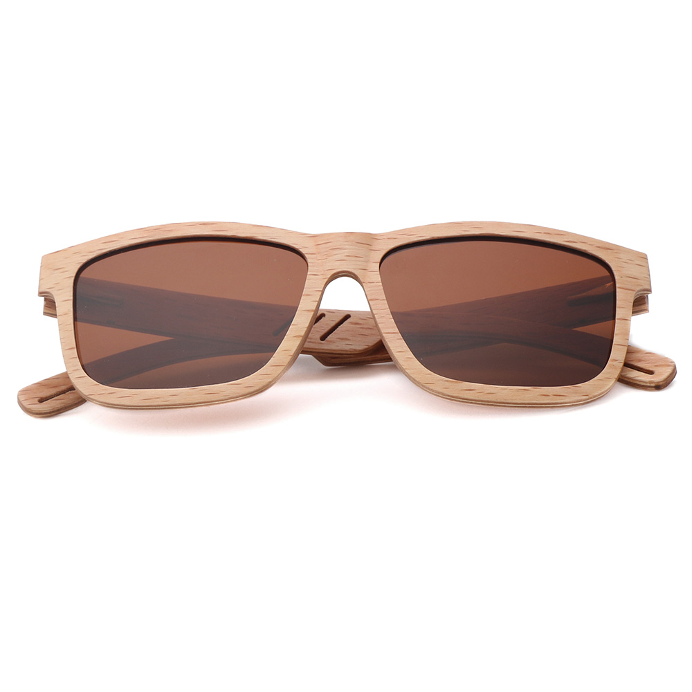 (RTS) SQ-56300-2 bamboo sunglasses 2021 high-quality biodegradable sunglasses bamboo for men and women shading