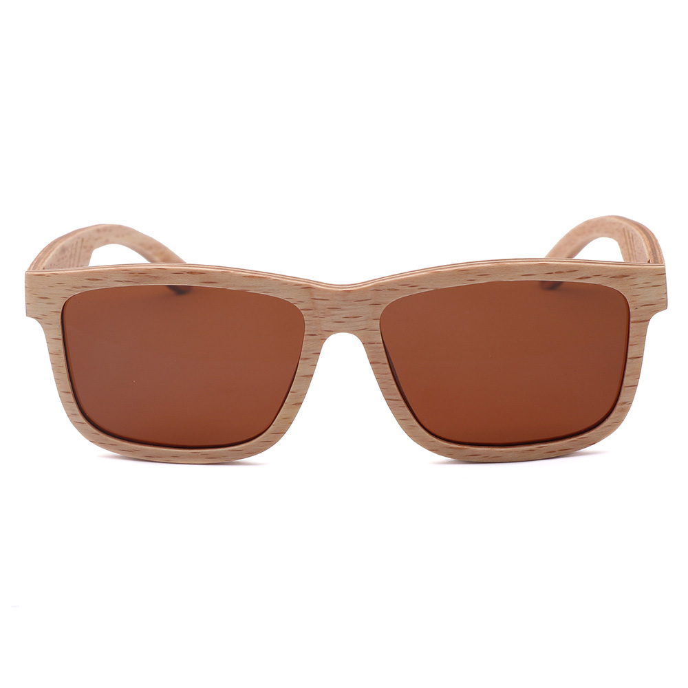 (RTS) SQ-56300-2 bamboo sunglasses 2021 high-quality biodegradable sunglasses bamboo for men and women shading