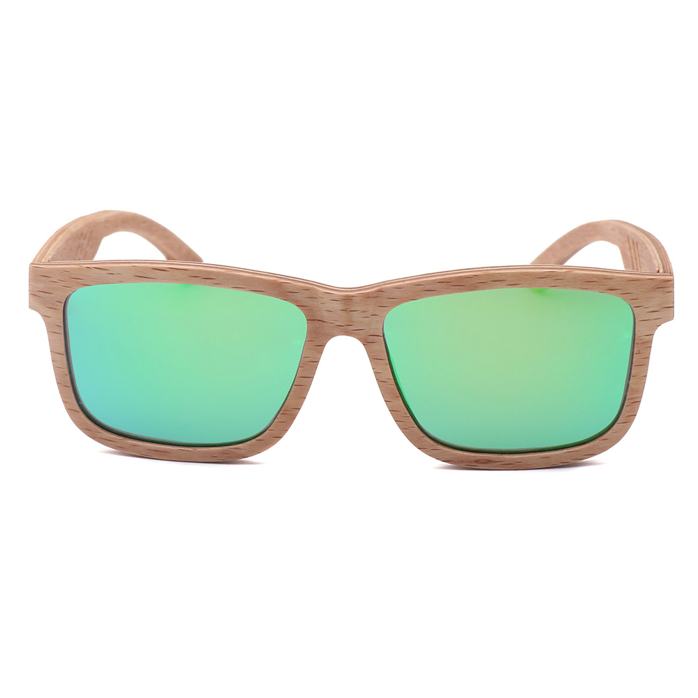 (RTS) SQ-56300-2 bamboo sunglasses 2021 high-quality biodegradable sunglasses bamboo for men and women shading