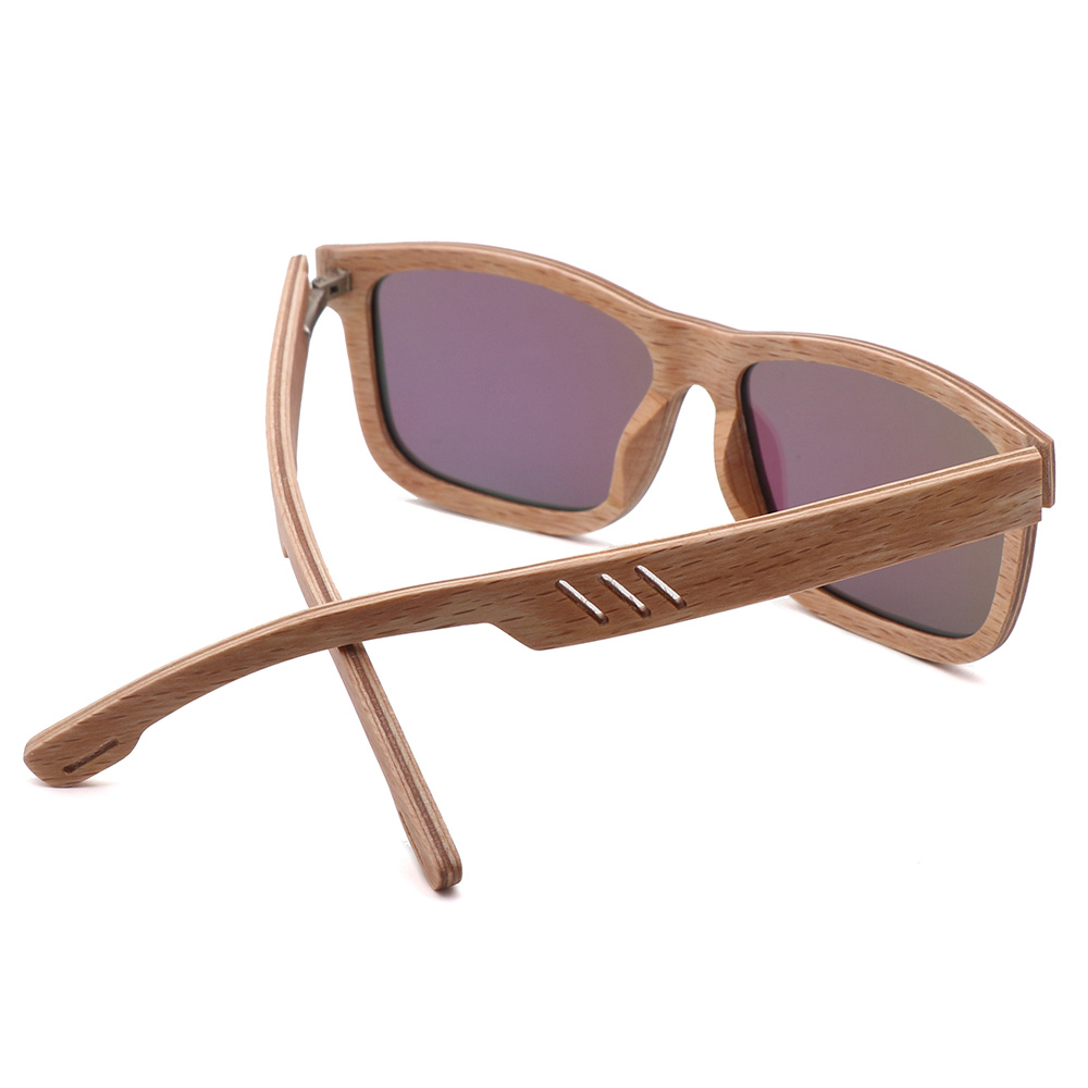 (RTS) SQ-56300-2 bamboo sunglasses 2021 high-quality biodegradable sunglasses bamboo for men and women shading