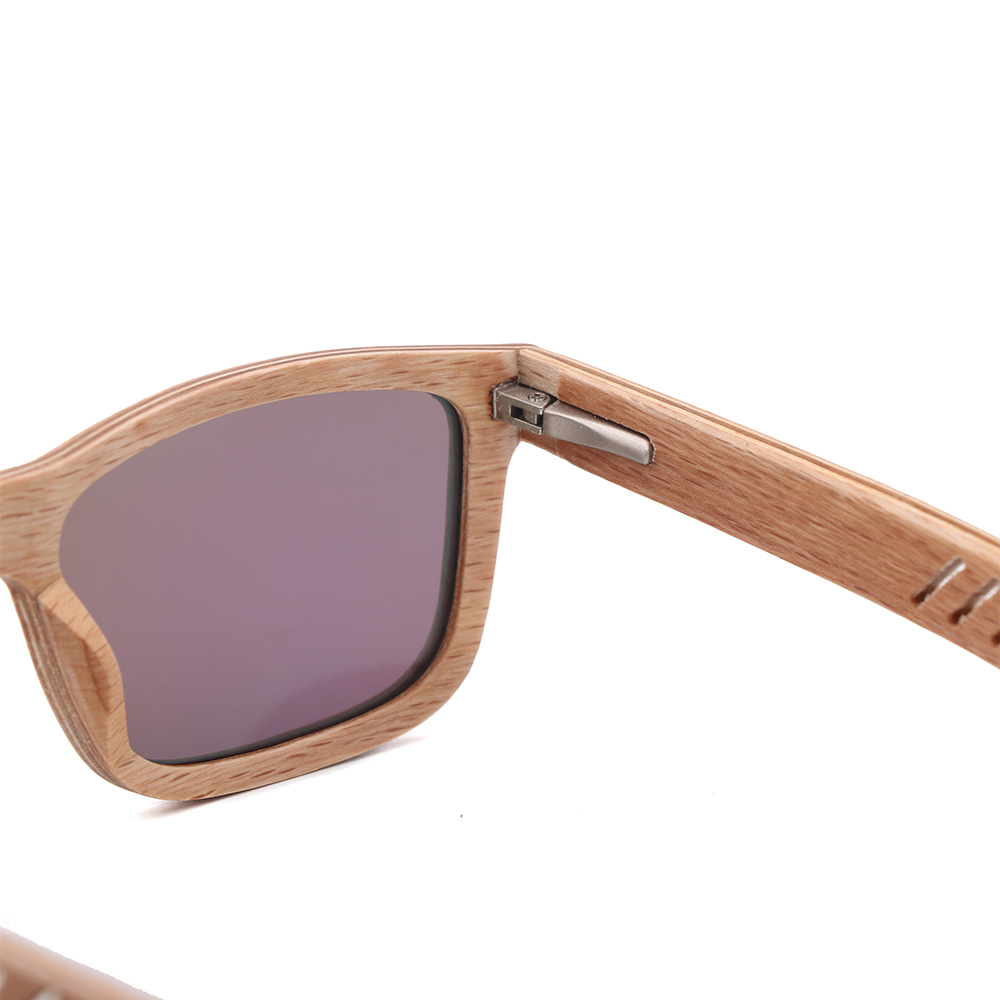 (RTS) SQ-56300-2 bamboo sunglasses 2021 high-quality biodegradable sunglasses bamboo for men and women shading