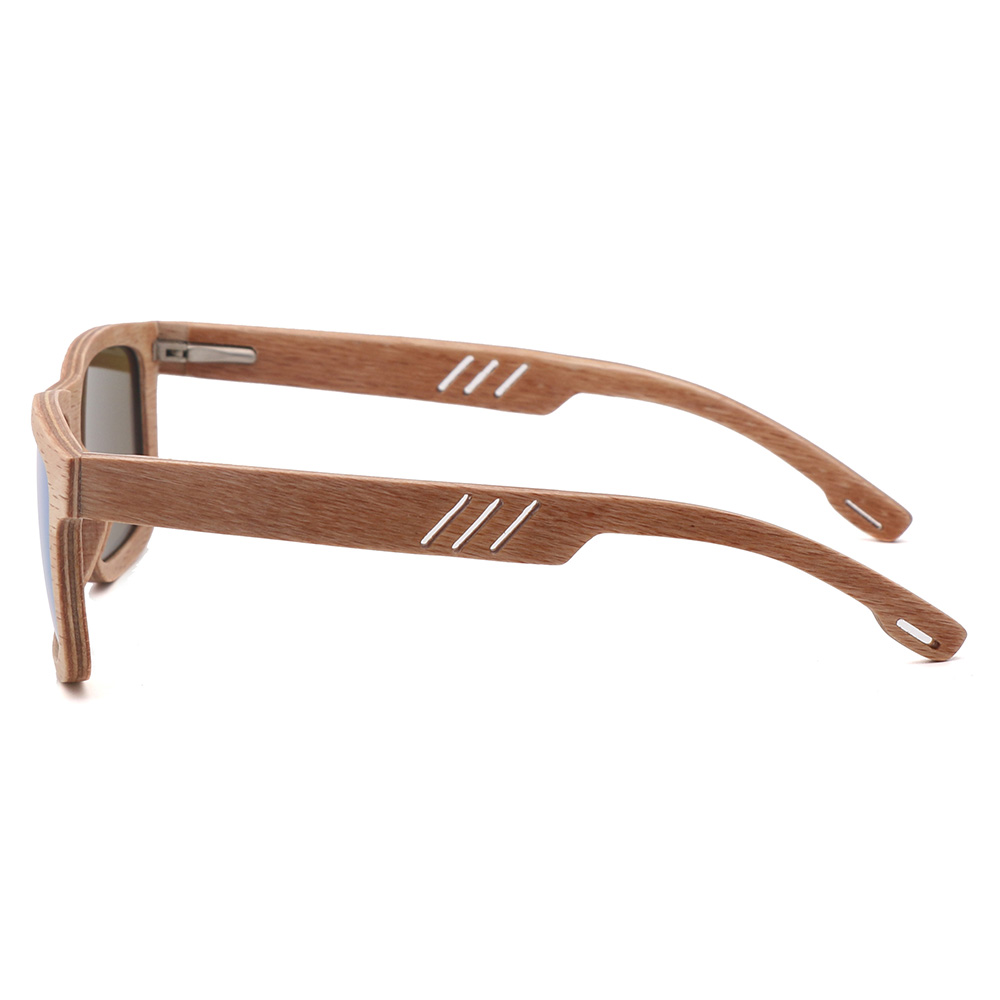 (RTS) SQ-56300-2 bamboo sunglasses 2021 high-quality biodegradable sunglasses bamboo for men and women shading