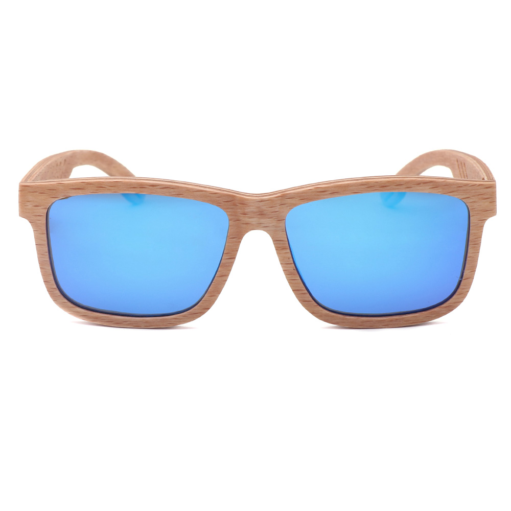 (RTS) SQ-56300-2 bamboo sunglasses 2021 high-quality biodegradable sunglasses bamboo for men and women shading