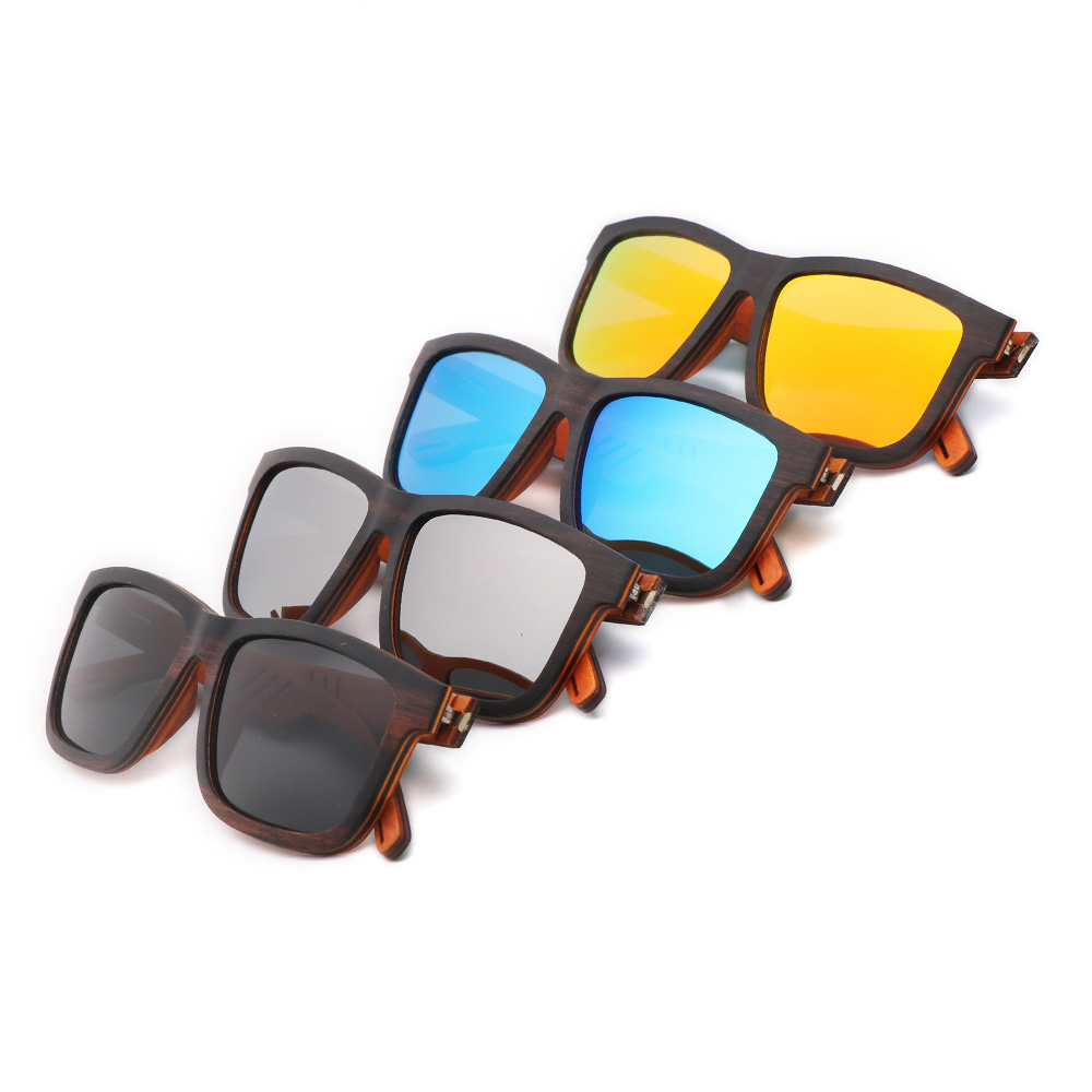 (RTS) SQ-56300 bamboo sunglasses 2021 Well Designed bamboo sunglasses with good price