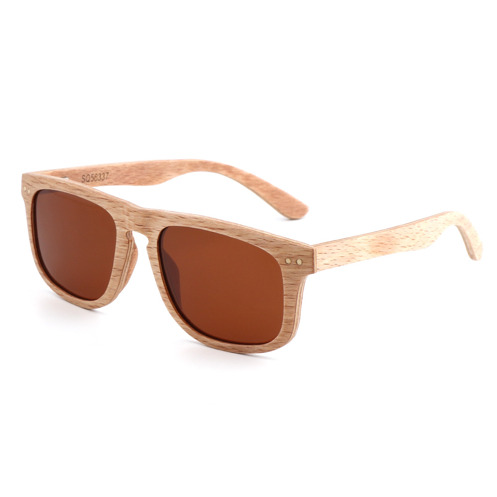 (RTS) SQ-56337 wooden sunglasses 2021 2018 new style bamboo sunglasses woman For Factory Supplier