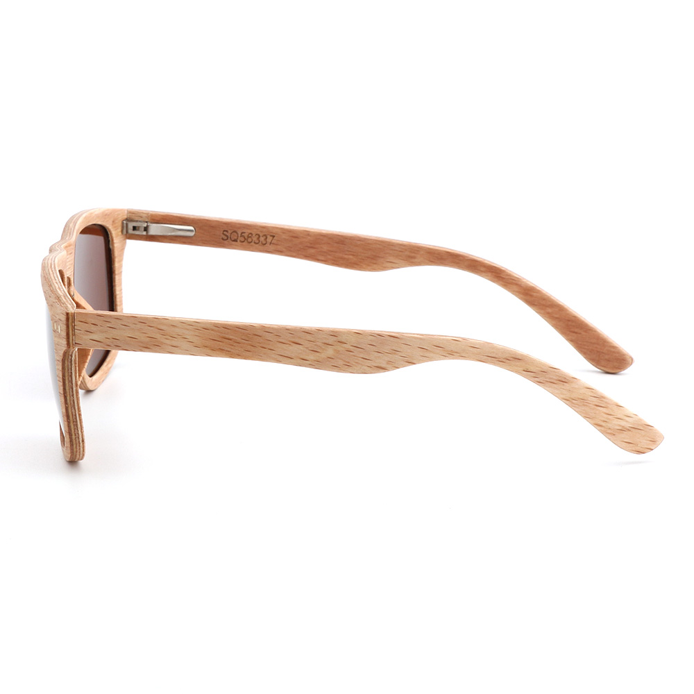 (RTS) SQ-56337 wooden sunglasses 2021 2018 new style bamboo sunglasses woman For Factory Supplier