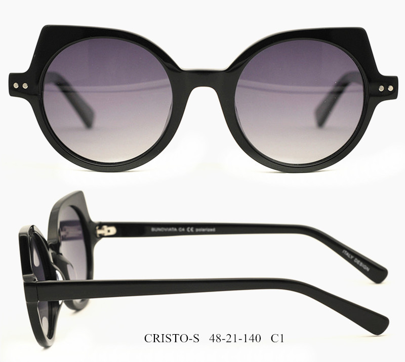 (RTS) CRISTO-S Acetate sunglasses 2021 cat eye acetate sunglasses oval acetate sunglasses acetate sunglasses women with small MOQ