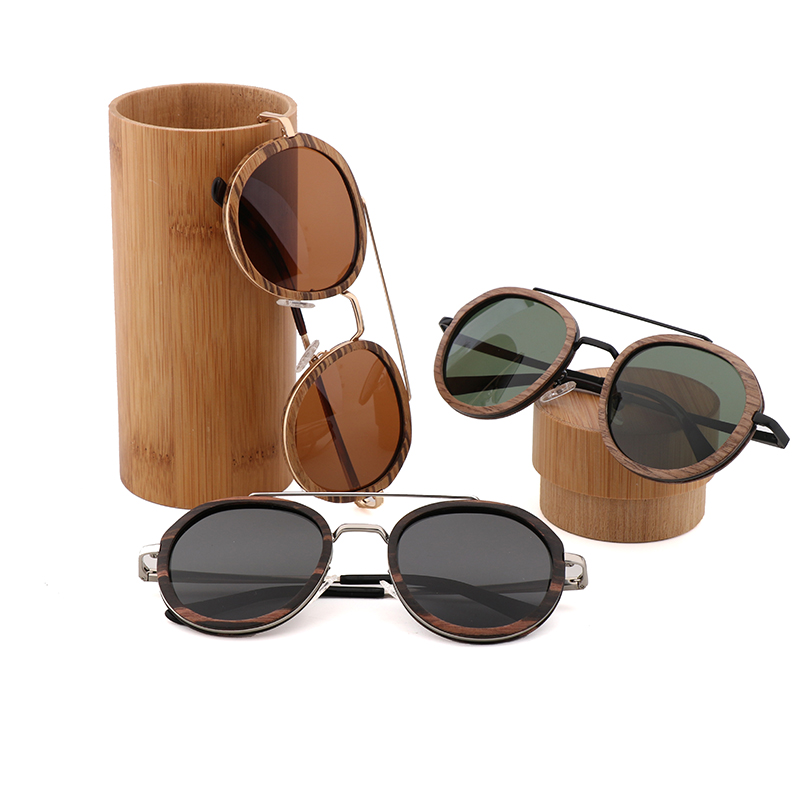 (RTS) SQ-56232 wooden sunglasses 2021 Factory hot sale bamboo glasses wooden sunglasses female sunglasses with high quality