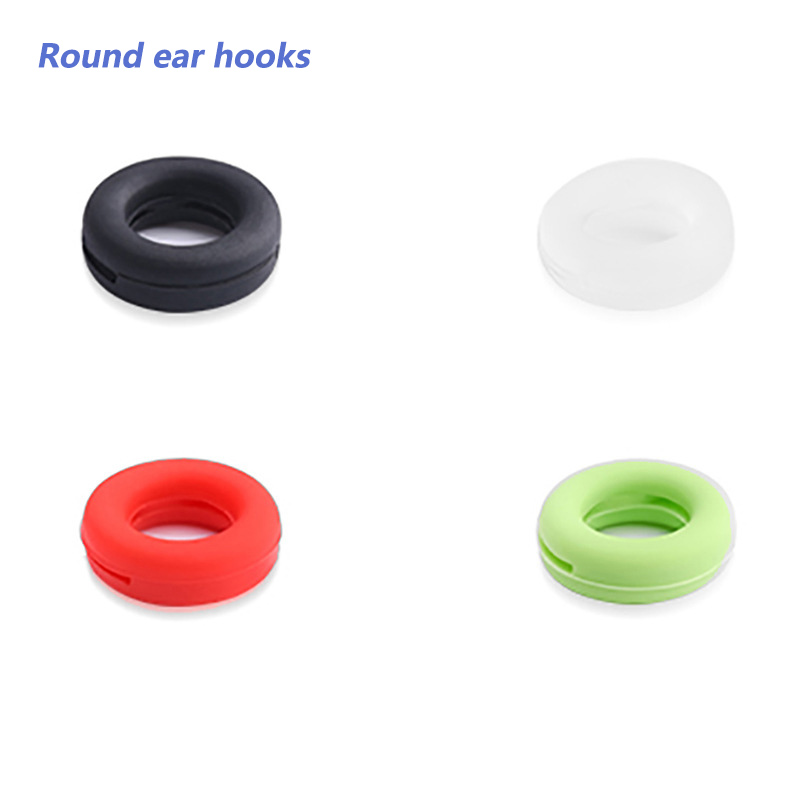 2021 fashion sun glasses silicone round ear hooks color non-slip sunglasses accessories in stock