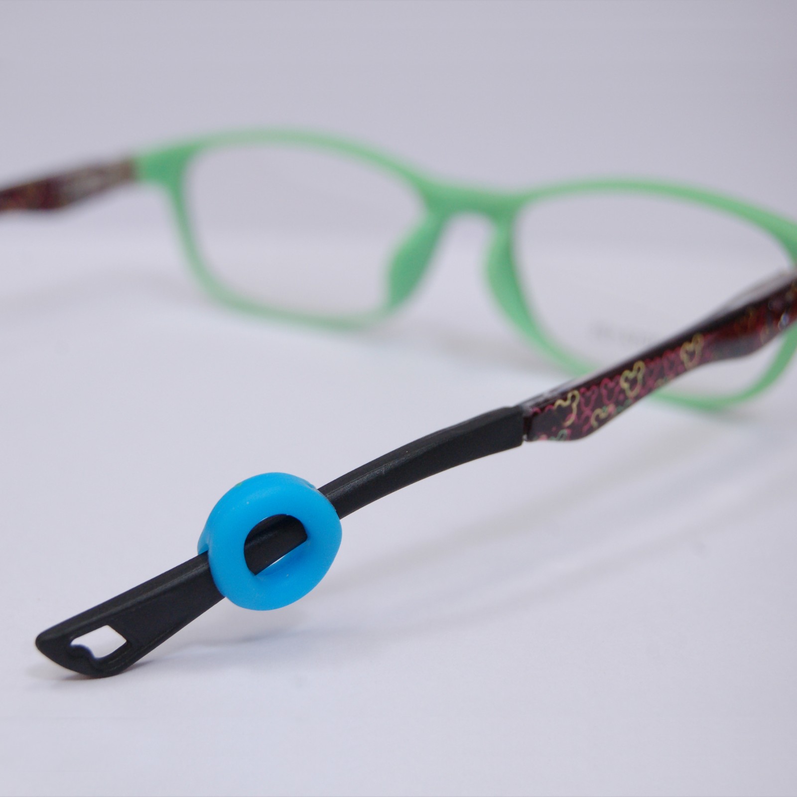 2021 fashion sun glasses silicone round ear hooks color non-slip sunglasses accessories in stock