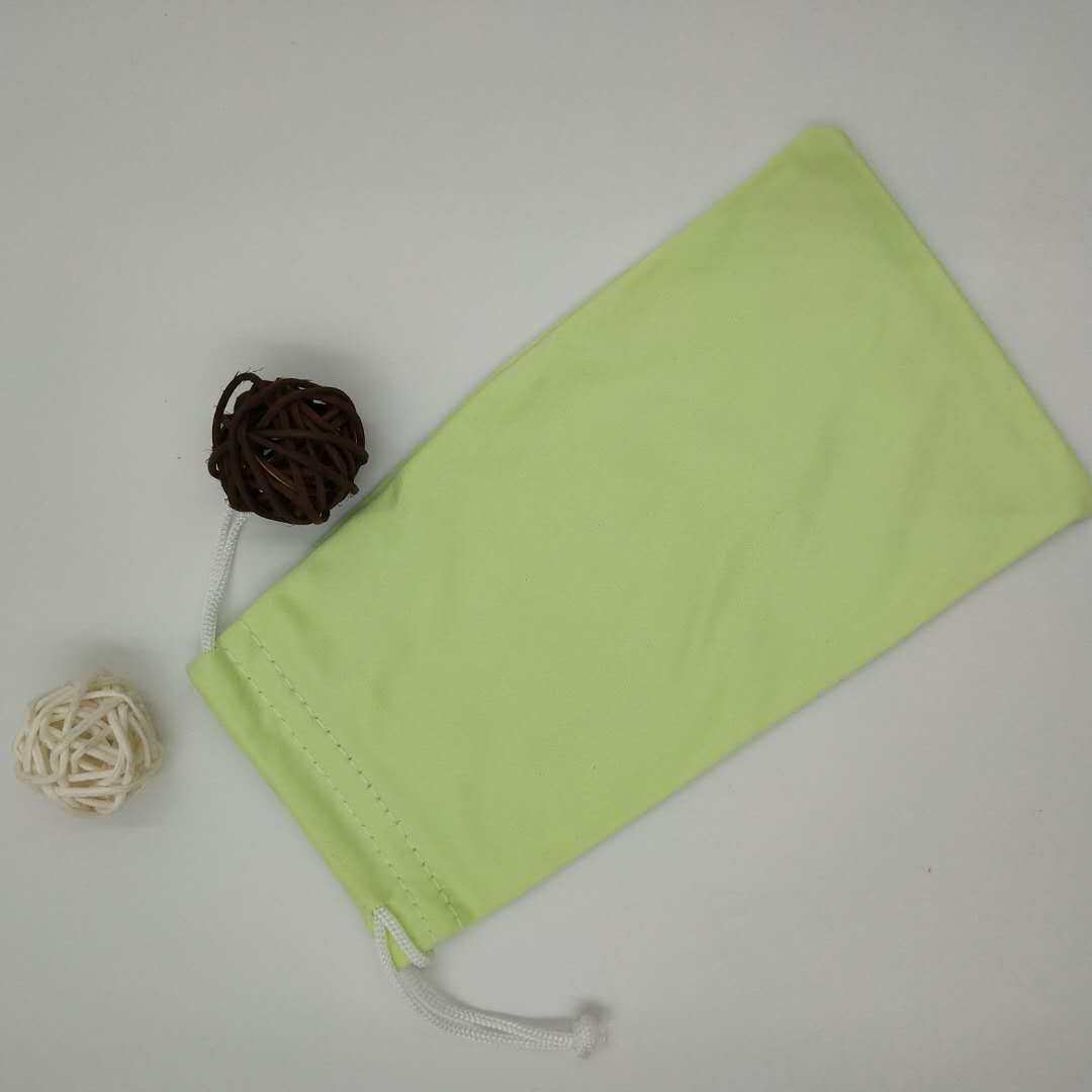 2021 single color sunglasses bags eyewear pouch drawstring bags fashion Portable glasses cloth bag