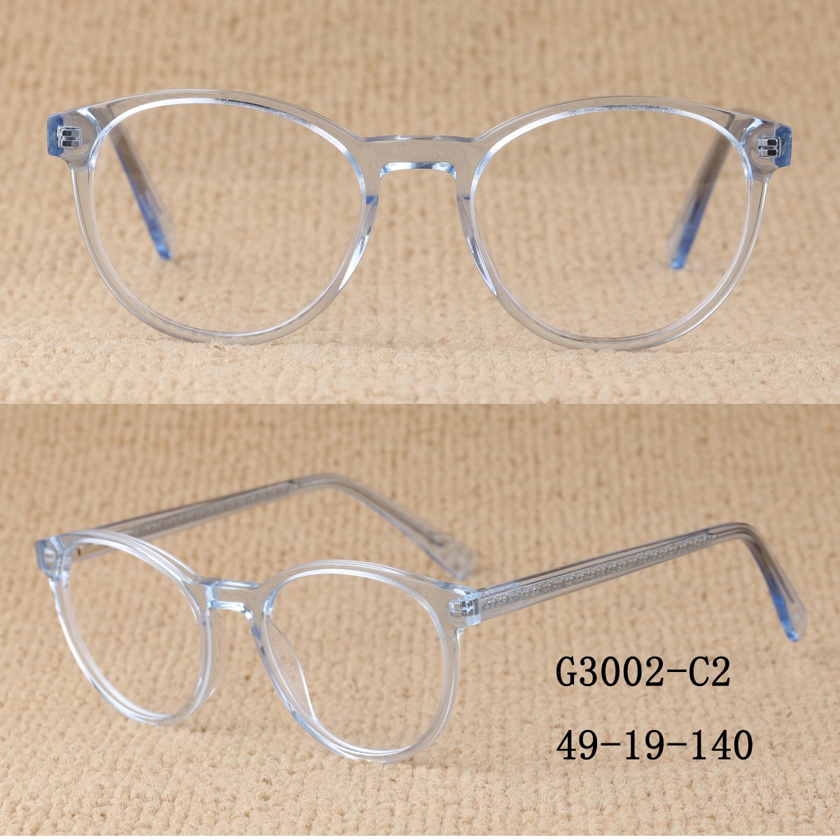 (RTS) GS-G3002 acetate glasses 2020 new unisex men women acetate ultra light optical eyewear glasses frames