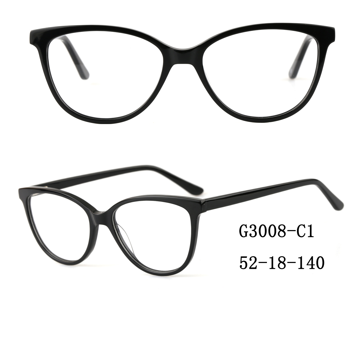 (RTS) GS-G3008 acetate glasses 2021  Wholesale Nice Quality Acetate Optical Frame Glasses spectacle frames wholesalers