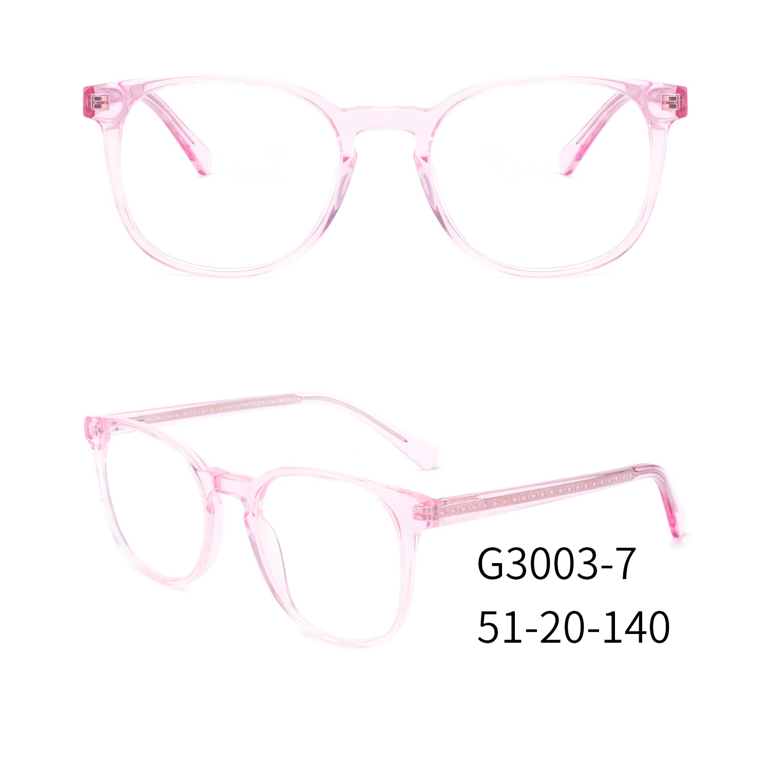 (RTS) GS-G3003 acetate glasses 2020 anti blue flat acetate glasses fashion frame