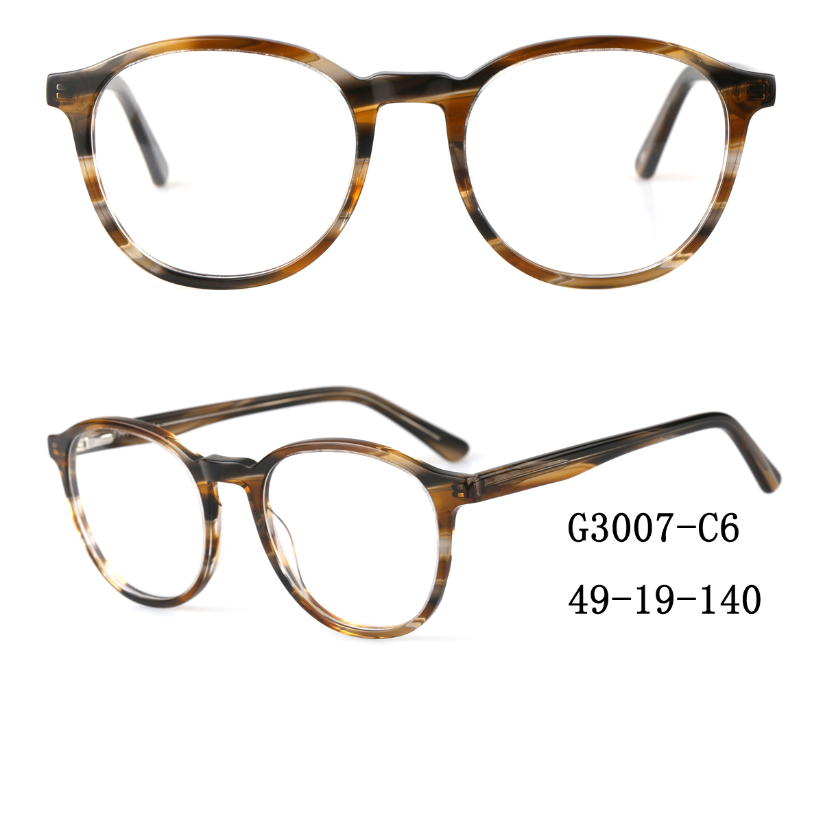 (RTS) GS-G3007 acetate glasses 2021 stock quantity colorful acetate reading glasses with cheapest price