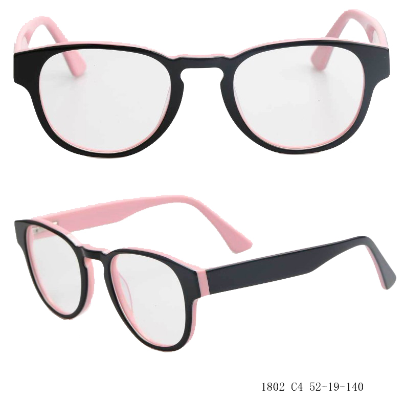 (RTS) GS-1802 acetate glasses 2021 new hot-selling acetate spectacle frame reading glasses