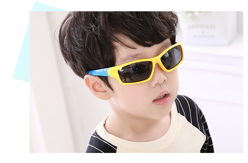 (RTS) SB-801 children sunglasses 2021 cute cartoon kids flexible silicone shades glasses Fashionable polarized UV400 funny cool children baby Sunglasses