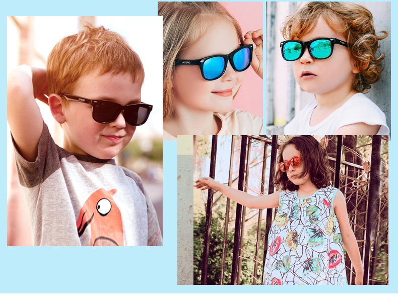 (RTS) SB-877 children sunglasses Trendy Children's Decoration Cute Toddler Sunglasses Little Girl TPEE Polarized Sunglasses