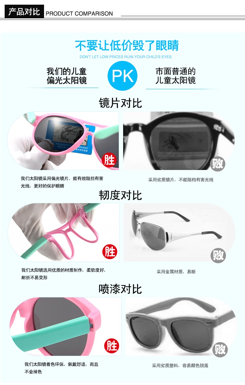(RTS) SB-S8238 children sunglasses High quality low price child sunglasses polarized mirror with the best quality