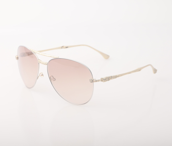 Metallic foldable sunglasses LY-001