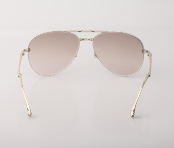 Metallic foldable sunglasses LY-001